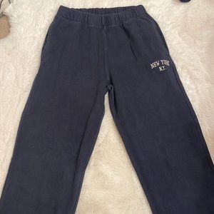 Navy blue Brandy Melville sweatpants